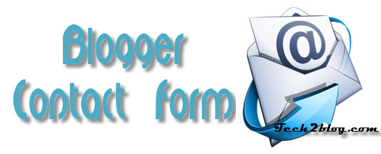 Blogger Contact Form New