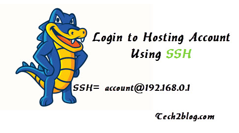 Hostgator login via SSH