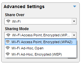 connectify setting 2