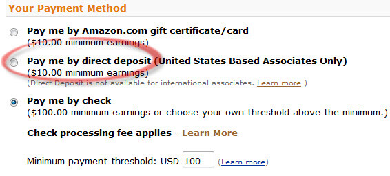 Amazon Payoneer Payment method