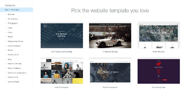 Wix Website Templates