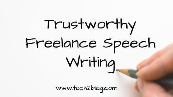 freelance speech writing