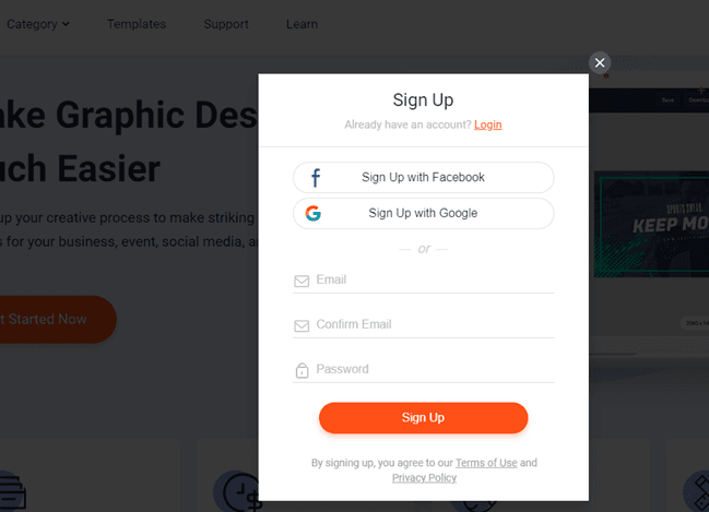 DesignCap Login